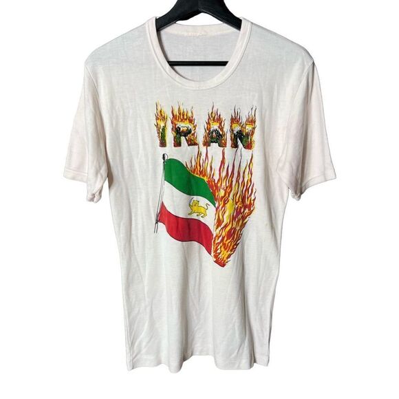 VTG 80s Holy City Zoo Angeles City Philippines T Shirt Medium - Picture 1 of 4